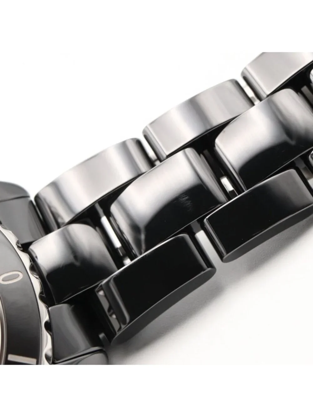 Chanel Watch Diamond Black Ceramic